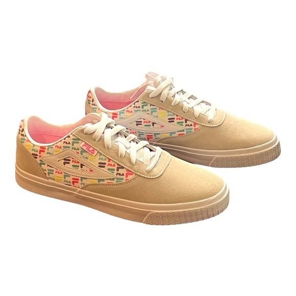 FILA Boarder FX1 Multi White Sneakers Skater Shoes Ladies Size 10 - Picture 3 of 9